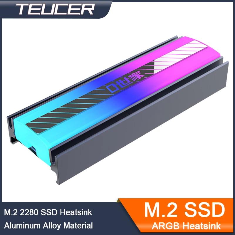 TEUCER M.2 NVME SSD 濭, ARGB ÷ , 2280 ָ Ʈ ̺ , 5V 3 